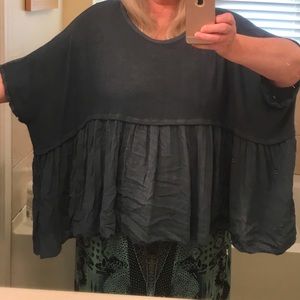 poncho style one size fits all tunic